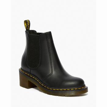 Dr Martens Cadence Smooth Kožené - Cierne Chelsea Cizmy Damske, D308SK